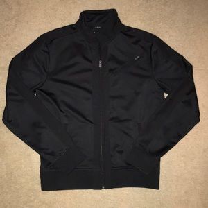 Black men’s zip up jacket